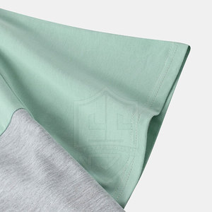 T-shirts d'été unisexes pour hommes longs tricotés respirants et légers avec des logos imprimés à manches courtes col rond vêtements d'été - Product Image 4