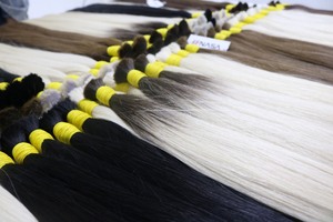 Cabello humano a granel sin procesar, extensión de cabello natural virgen, Original, venta al por mayor - Product Image 5