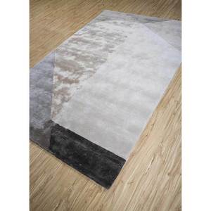 Alfombra Caliedo Ivory de Lana y Viscosa Hecha a Mano con Diseño Abstracto a Rayas de 10 mm de Grosor, Forma Rectangular para Sala de Estar, Pasillo, Modelo Tnq-3233 - Product Image 2