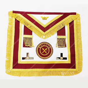 MASONIC REGALIA ORDEN DE ATHELSTAN CAPITAN DE GUARDIA PROVINCIAL VESTIDO COMPLETO DELANTAL-FREEMASON GRAN DELANTAL - Product Image 1