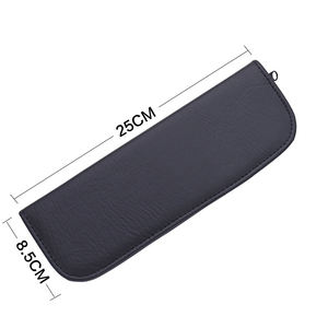 Soporte de tijera de cuero para el cuidado de mascotas, bolsa de herramientas de peluquería de cizalla individual para Peluqueros - Product Image 3