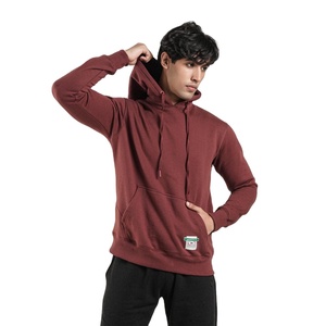 Sudadera con capucha de gran tamaño para hombre de alta calidad, forro polar informal de poliéster de invierno con detalle bordado, Sudadera con capucha en blanco barata del fabricante - Product Image 2