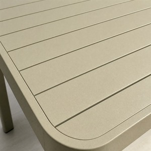 <span class=keywords><strong>Table</strong></span> de jardin <span class=keywords><strong>extensible</strong></span> en <span class=keywords><strong>aluminium</strong></span> à lattes, de 97 à 149,5 cm, pour jardin, patio, hôtel, cour, villa, parc - Product Image 3