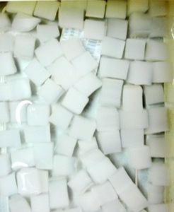 Nata de COCO ในน้ำเชื่อมที่ไม่มีน้ำตาล