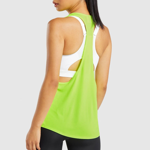 <b>Women's</b> Custom Casual <b>Knitted</b> Fitness <b>Tank</b> <b>Top</b> Breathable Summer Cotton with Front Logo for Gym Use-<b>Top</b> Selling - Product Image 3