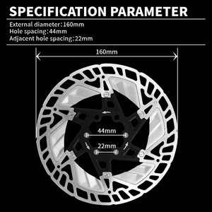 <span class=keywords><strong>Disco</strong></span> de Freno para Bicicleta BUCKLOS de 160 mm, Rotor Original Centerline de Alta Resistencia para Bicicleta de <span class=keywords><strong>Carretera</strong></span> y MTB, Rotor de 6 Tornillos para <span class=keywords><strong>Frenos</strong></span> Hidráulicos - Product Image 2