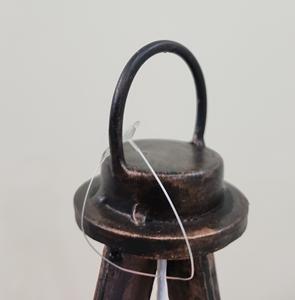 Bougeoir pilier en métal vintage fait à la main support de décoration de table en fer pour la maison jardin pendaison de crémaillère de noël - Product Image 4