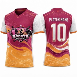 เสื้อฟุตบอลแบบกำหนดเอง ลายกราฟิกคลื่นทะเล ของสโมสรฟุตบอลโอเชียนเคอร์เรนท์ ชุดทีมกีฬา  เสื้อผ้ากีฬาส่วนบุคคล  โรงงานขายส่ง - Product Image 1