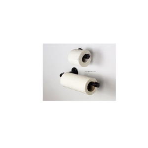 Porte-papier toilette en laiton et acrylique fait main de qualité supérieure avec finition dorée pour la décoration de la salle de bain, rangement de papier toilette - Product Image 6