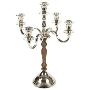Home Table Decoration Candle Holder High Quality Silver Metal <b>Candelabra</b> For Wedding Parties Decor Candle Stand Factory Price - Product Image 1