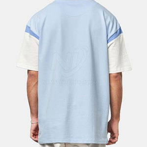 T-shirt surdimensionné 100% coton personnalisé pour hommes T-shirt surdimensionné de grande taille en taille adulte T-shirt à vêtements réguliers - Product Image 5