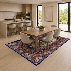 <b>RUGS</b> DEPOT LXDP-0288 Wholesale Red Burgundy Contemporary Abstract Digital Printed Machine Washable Chenille Area <b>Rug</b> <b>Non</b> <b>Slip</b> - Product Image 4