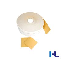 Rouleau de papier abrasif en éponge perforée flexible OEM, résistant à l'eau, P220, oxyde d'aluminium, pour ponçage humide et sec, pour l'automobile
