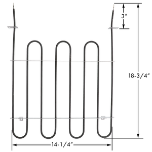 Elemento de Cocción Eléctrico B3800 de Hierro y Metal ERP 316413800, Repuesto para Piezas de Horno Doméstico - Product Image 4