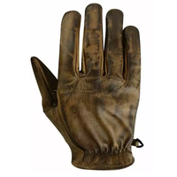 Gants en cuir véritable pour hommes, neufs, vintage, pour la conduite de moto en hiver, résistants, à doigts complets, pour le sport, vente en gros