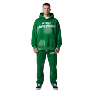 Custom Sweatsuits Manufacturer Designer High Quality Heavyweight Blank Hoodies and Baggy Track Suits <b>Set</b> Tracksuit for Men - Product Image 1
