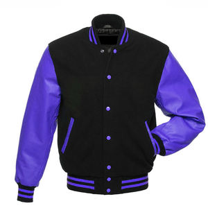 Chaqueta Bomber Universitaria de Lona para Hombre, Personalizada, de Alta Calidad, para Invierno, con Parches, Impermeable, Transpirable y Gruesa - Product Image 1