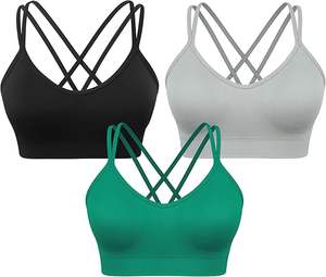 Soutien-gorge de sport à séchage rapide pour femmes, soutien-gorge de sport confortable pour femmes de grande taille fabriqué au Pakistan - Product Image 1