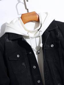 Pantalones vaqueros lavados con ácido/piedra para hombre de la mejor calidad con colores personalizados y logotipo personalizado Venta caliente - Product Image 3