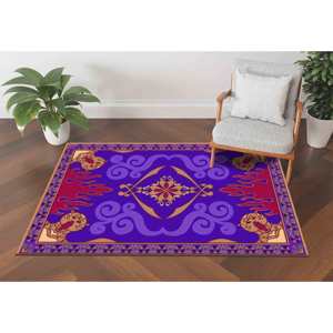 พรมพิมพ์ลายทันสมัย, พรมห้องรับประทานอาหารขนาดใหญ่, พรมห้องเด็ก 3 มิติ พรมสำนักงาน พรมห้องรับแขกสีม่วง พรมงานแต่งงาน, พรมขนนุ่ม - Product Image 2