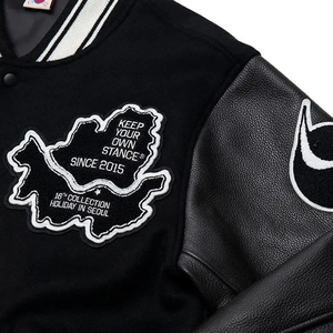 Vestes pour hommes à logo personnalisé à forte demande Veste de baseball décontractée Manteau Letterman Veste universitaire unisexe en coton pour hommes - Product Image 3