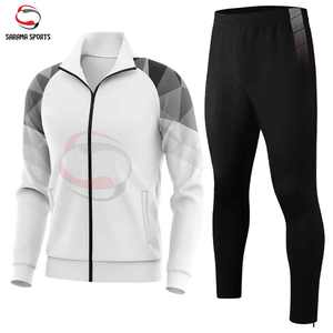 Chándal Deportivo al por Mayor OEM de Alta Calidad, Chándal Informal para Correr, Top y Pantalón de Gimnasio a la Moda, Chándal de Diseño Personalizado para Hombre - Product Image 2