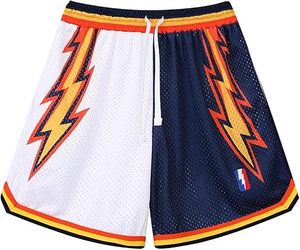 Pantalones Cortos de Baloncesto Personalizados, Diseño Clásico, Logotipo Bordado, Malla, Ropa Deportiva Urbana - Product Image 1