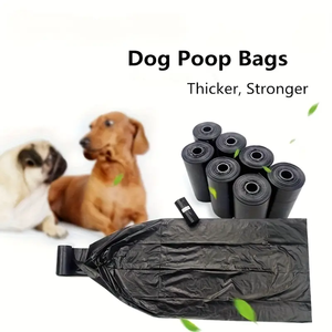 Bolsas para Desechos de Mascotas con Estampado de Huellas, Bolsas Desechables para Recoger Excrementos de Perro, para Paseos - Product Image 2
