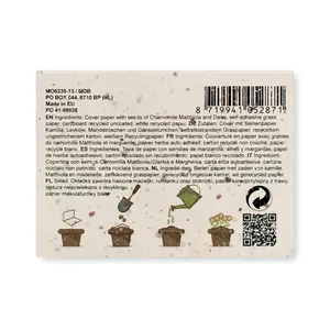 Ensemble de blocs-notes Grow Me Memo avec graines, écoresponsable, catégorie de produits de merchandising durable : Blocs-notes - Product Image 4