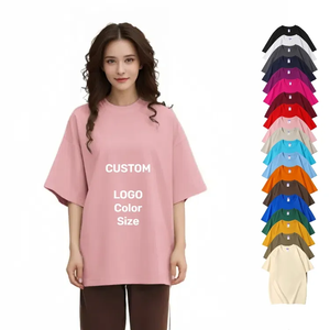 เสื้อยืดคอกลมแขนสั้นทรงปกติ 240gsm แบบดรอปไหล่ ผ้าฝ้าย 100% ไม่หด ทรงฮิปฮอป - Product Image 2