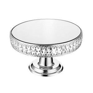 Diseño martillado Mesa de metal de acero inoxidable Soporte de pastel de metal decorativo Soporte de exhibición de postre de Calidad exclusiva - Product Image 2