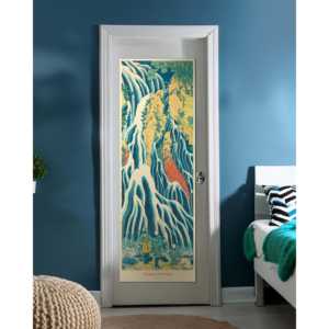 Affiche d'art japonais de Hiroshige Utagawa, décoration de porte élégante - Product Image 1