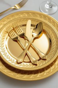 Couverts en acier inoxydable finition cuivre, où la sophistication rencontre la durabilité, créant une élégance qui dure toute une vie - Product Image 6