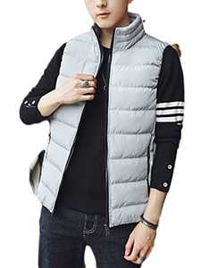 <b>Men's</b> Custom Winter Jacket <b>Vest</b> Woven Polyester Excellent <b>Thermal</b> Sleeveless Coat Puffer Removable Hoodie Warm Plus Size Leather - Product Image 4