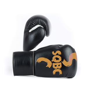 Guantes de MMA de cuero profesional de alta calidad Guantes de boxeo Logotipo personalizado Guantes de boxeo de entrenamiento MMA - Product Image 3