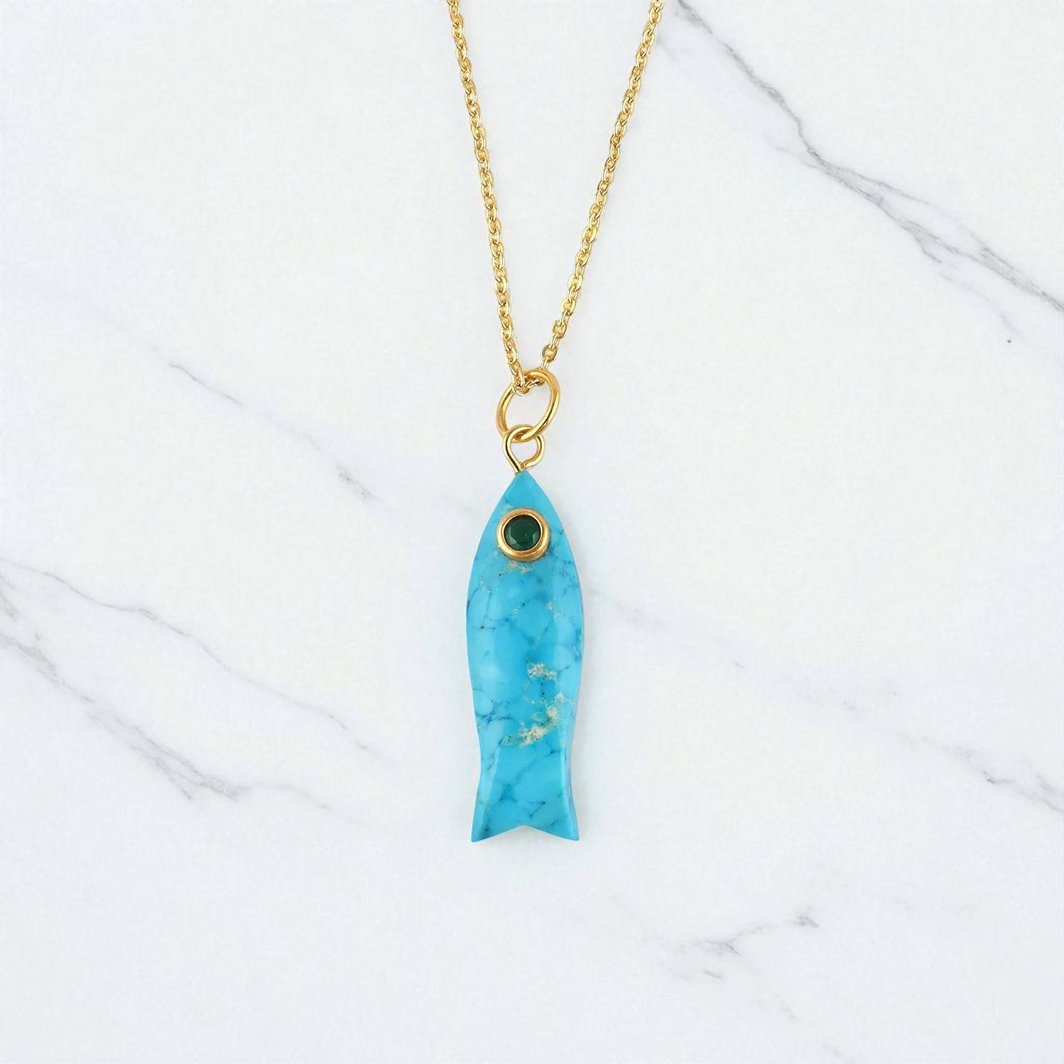 Turquoise with Emerald