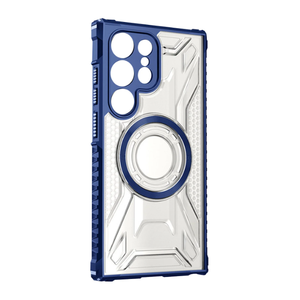 Coque transparente bleue gaufrée pour Samsung S25 Ultra, impression UV, compatible avec les modèles A53, A34, A24, A12, A55, A32, A13, A14 - Product Image 1
