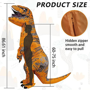 Disfraz De Mascota De <span class=keywords><strong>Dinosaurio</strong></span> Cosplay Inflable De Poliéster Dragón T-Rex Para Adulto Directo De Fábrica Para <span class=keywords><strong>Carnaval</strong></span> - Product Image 2