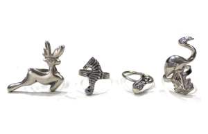 Anneau de serviette en laiton nickelé pour la décoration de pièce maîtresse de table utiliser la boucle d'anneau de serviette - Product Image 6