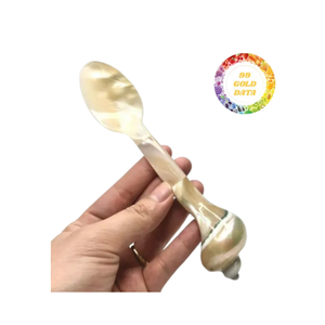Cuillère en nacre de luxe élégante pour la maison et le restaurant Cuillère en coquillage faite à la main de haute qualité - Product Image 4