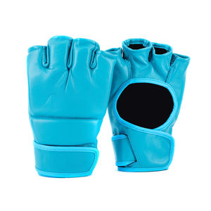 Wholesale New Style Half Finger Grappling Gloves High Quality PU Leather Waterproof Low MOQ Best Price for Outdoor Sports - Product Image 1