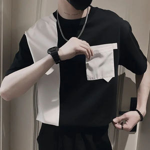 Haute qualité faible OEM quantité minimale de commande 100% coton personnalisé blanc t-shirts unis hommes T-shirts grande taille t-shirts T-shirt pour hommes - Product Image 5