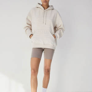 เสื้อฮู้ดผู้หญิงแขนยาวแห้งเร็วและโลโก้ด้านหน้าสไตล์สตรีทแวร์คอปกสำหรับฤดูหนาว - Product Image 2