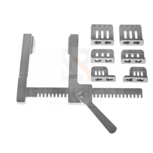 Retractor de costillas FINOCHIETTO, cuchillas laterales, 30x45mm, extensión, 150mm, productos de alta calidad de Surgiright Instruments - Product Image 5