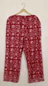 Indian Handmade Cotton Pajama <b>Set</b> for <b>Women</b> Summer Block Print Lounge Wear <b>set</b> Bridesmaids Wedding pajama Personalized PJ <b>Set</b> - Product Image 3