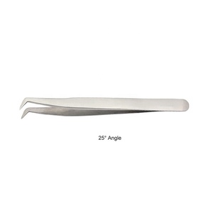 แหนบต่อขนตาแบบมุม25องศา,อุปกรณ์เสริมความงามทำจากสเตนเลสสตีล - Product Image 2