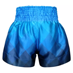 Pantalones cortos de Muay Thai para hombre de la mejor calidad, 100% algodón, ropa de lucha sublimada completa, pantalones cortos de MMA duraderos con logotipo frontal para boxeo - Product Image 4