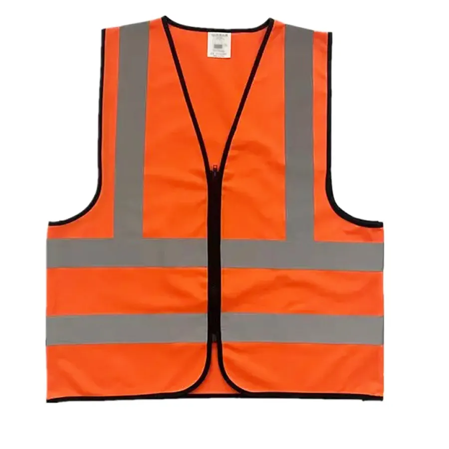 Veiligheidsvest Voor Constructie Werken Hoge Zichtbaarheid Veiligheidsreflecterende Strip Vest 100% Polyester Veiligheidsreflecterende Jassen