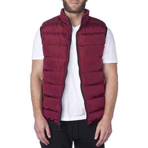 OEM Custom Men's Sleeveless <b>Puffer</b> Vest <b>Jacket</b> Bubble Hooded with Stand Collar Sale in Very Low <b>Cheap</b> Good Price - Product Image 4