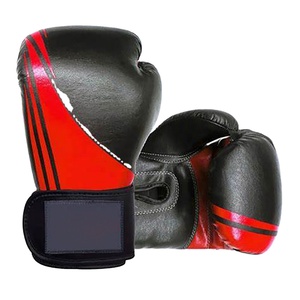 Gants de boxe en gros pour hommes, pour l'entraînement de boxe, le kickboxing, le sac de frappe, gants de sparring à lacets, respirants, meilleurs OEM - Product Image 4
